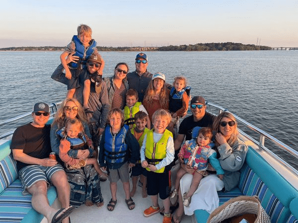 Family on their Hilton Head Dolphin Cruise - Hilton Head, SC