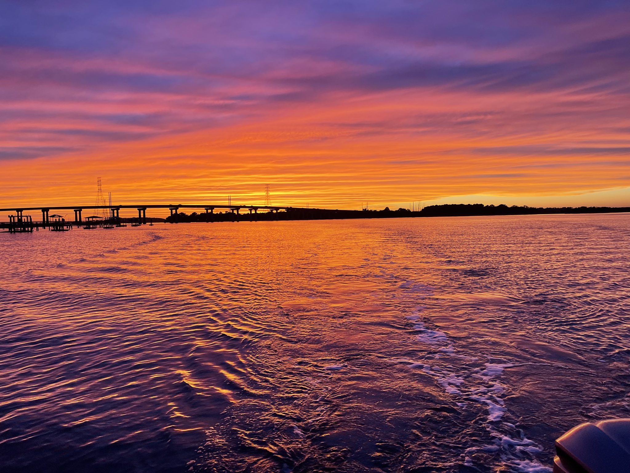 Sunset over Skull Creek, Hilton Head