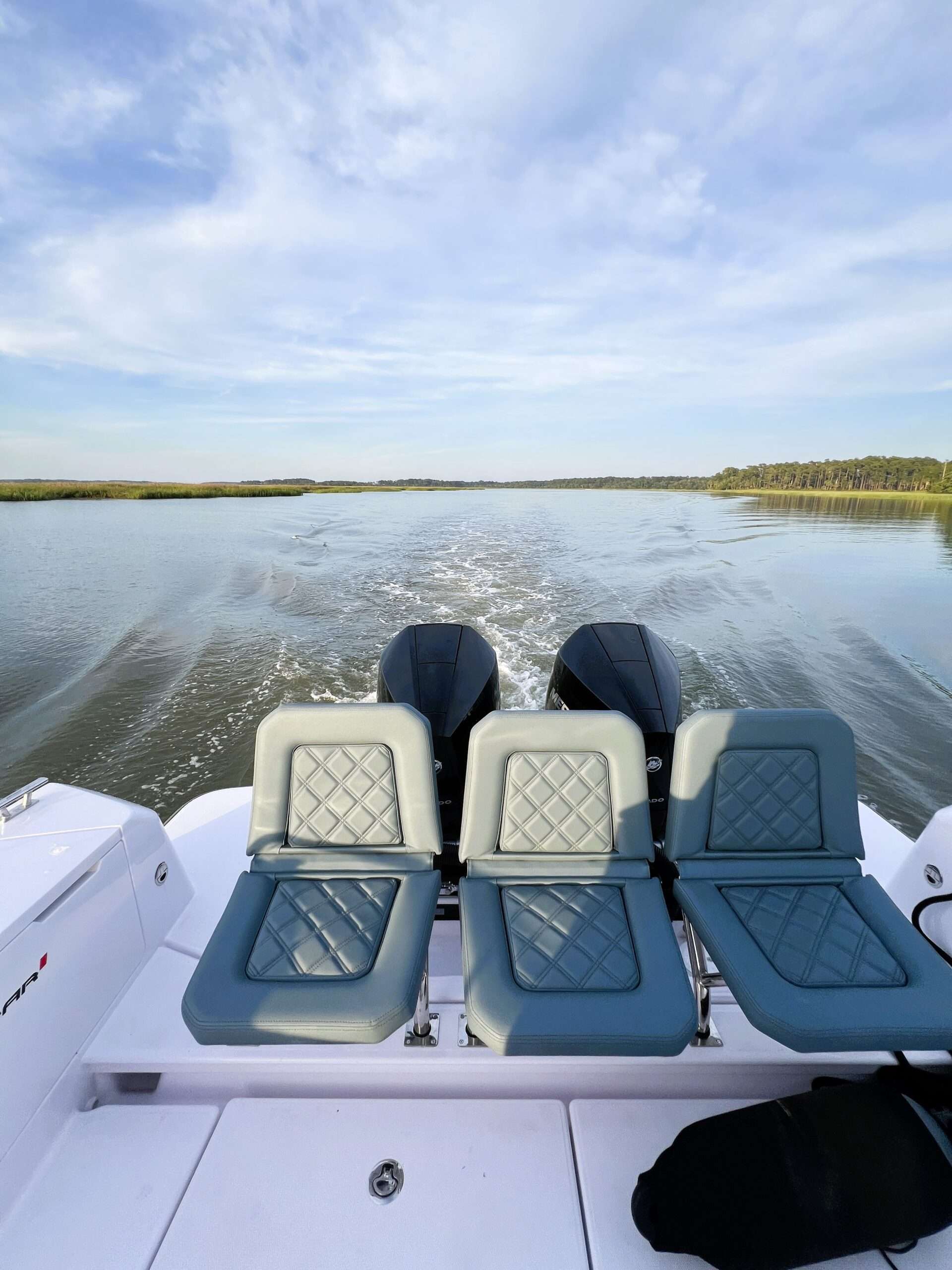 Hilton Head Yacht Charter - Aft Seating