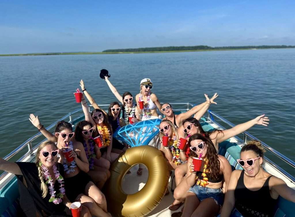 Hilton Head Bachelorette Party cruise making waves in the May River