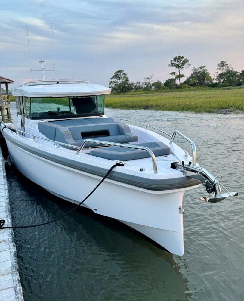 Axopar in marshes of port royal sound