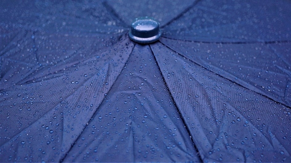 Umbrella in the rain